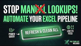 How to Automate Excel Reports in 2 Seconds (Power Query + Live FX)