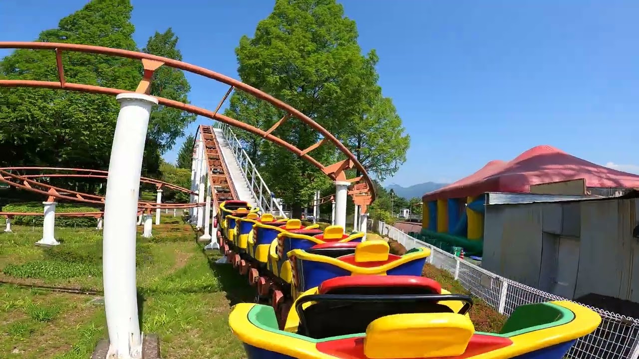 【4K 2160p・最前列＆最後列】ネイブルコースター (渋川スカイランドパーク、群馬県)