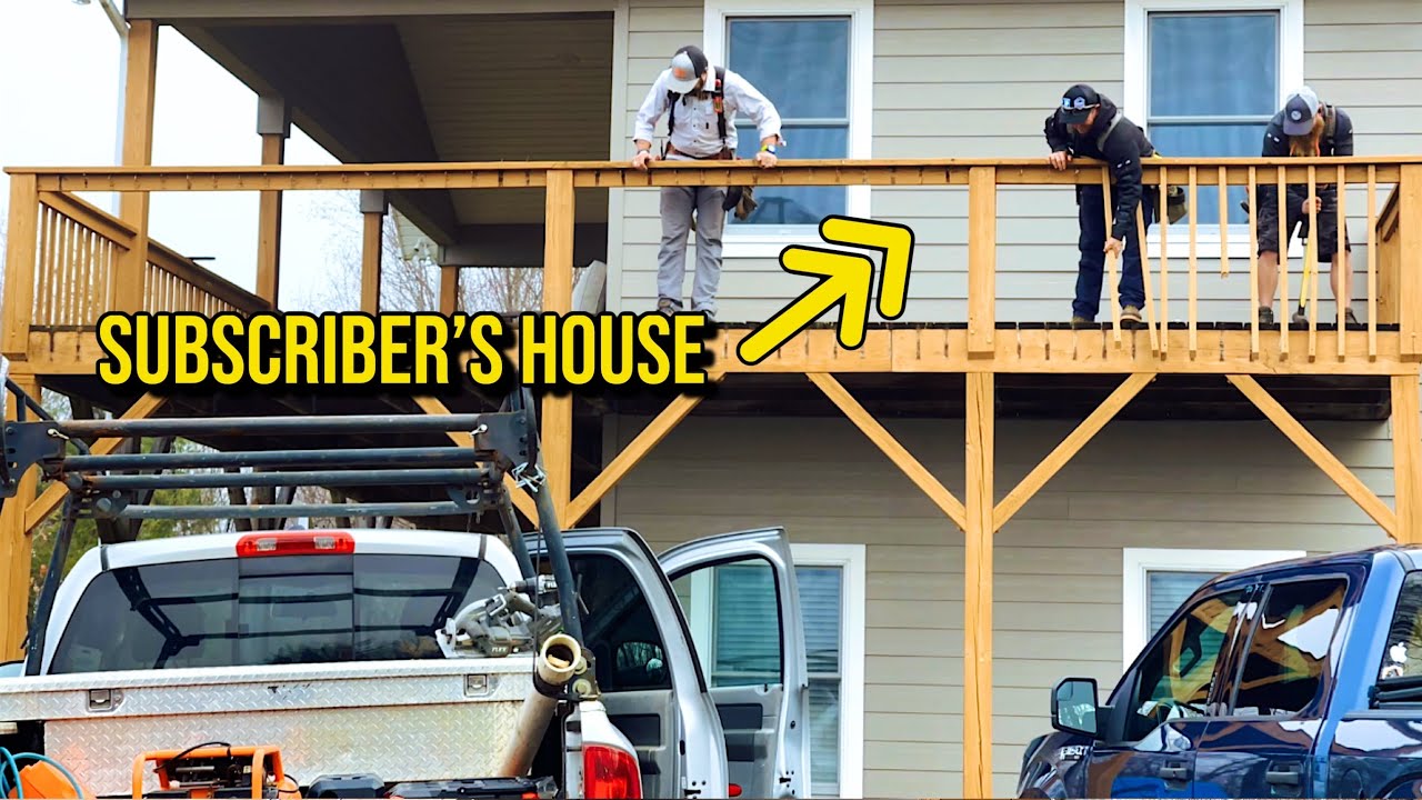 Deck Railing Replacement for a Subscriber… The perfect one day project