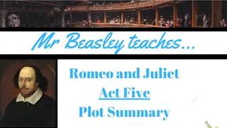 Summary of Act 5 of Romeo and Juliet