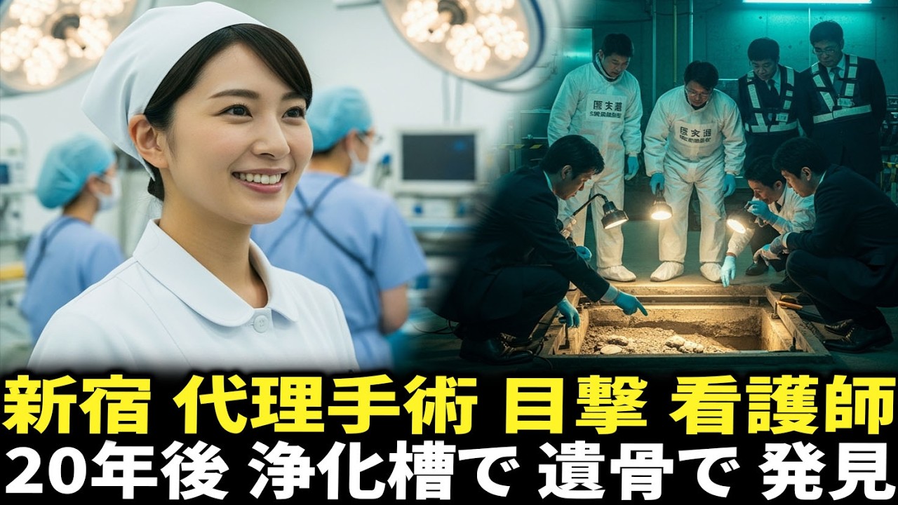 1987年 新宿 整形外科 看護師 失踪、20年後 浄化槽で発見された「金属リテーナー」