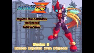 Mega Man Zero 1 - Rescue Reploids from Disposal 100p S-Rank [Normal Mode]