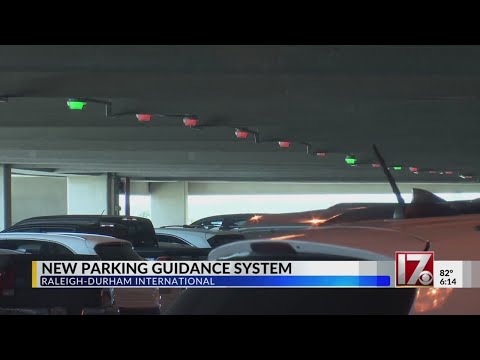 RDU's new parking guidance system helps travelers find spots quickly