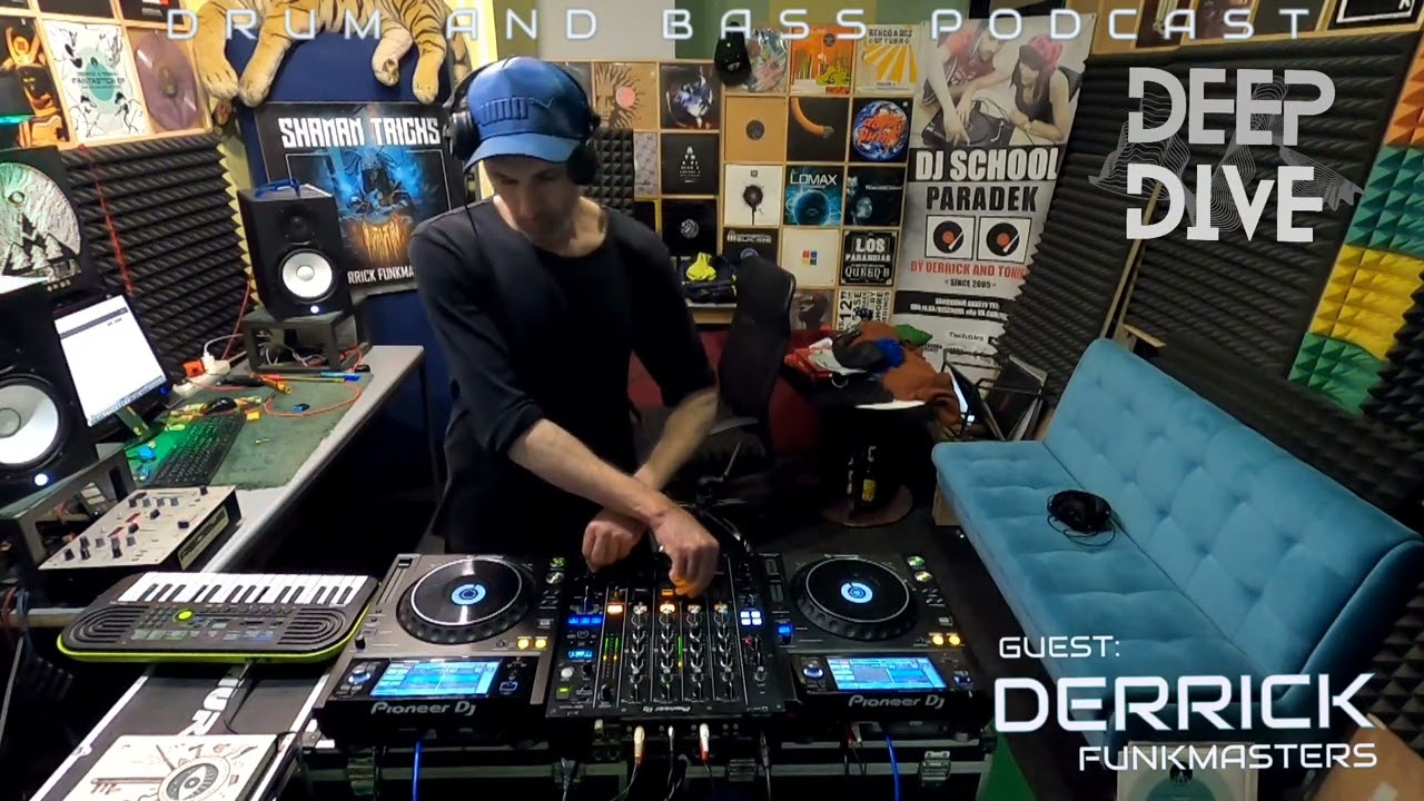 Deep Dive Podcast Guest: Derrick Funkmasters [020] Drum and bass podcast UA