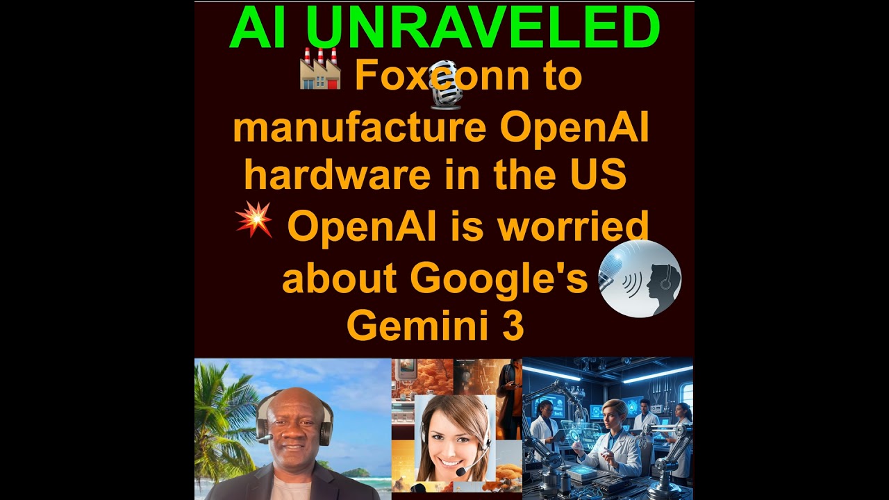 AI Daily News Rundown: 🏭 Foxconn to manufacture OpenAI hardware in the US 💥 OpenAI is worried abo...