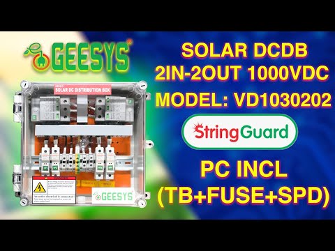GEESYS Solar DCDB Must-Have for Solar System | Essential Guide to Protect Your Roof Top Solar System
