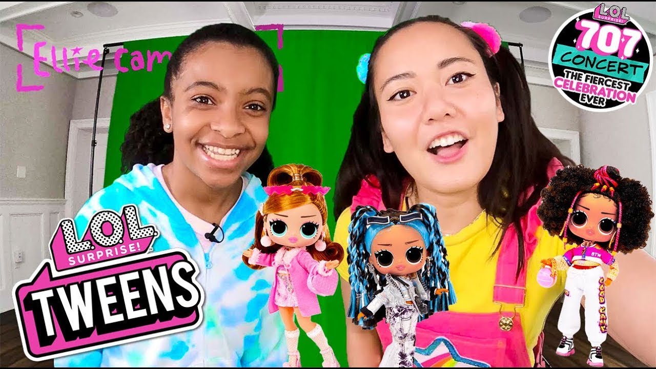Ellie Throws Party for LOL Surprise Tween Dolls on 707 Day 