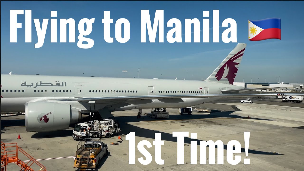 Flying to Manila on Luxurious Qatar Airways qatarairways manila YouTube