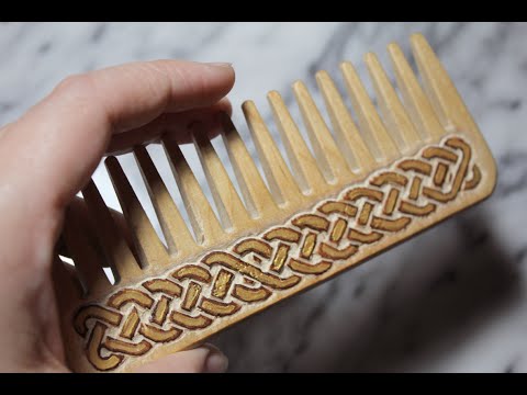 DIY Celtic Carved Comb