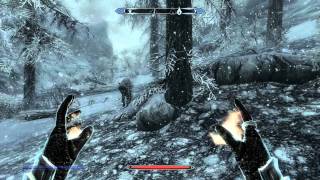 Skyrim - The Walking Dead Wolves Glitch 1080p