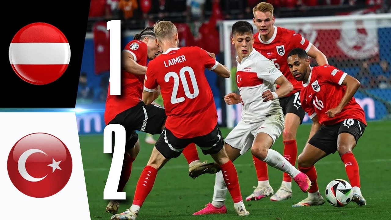 AUSTRIA 1 vs  2 TURKIYE  | HIGHLIGHTS | UEFA EURO 2024