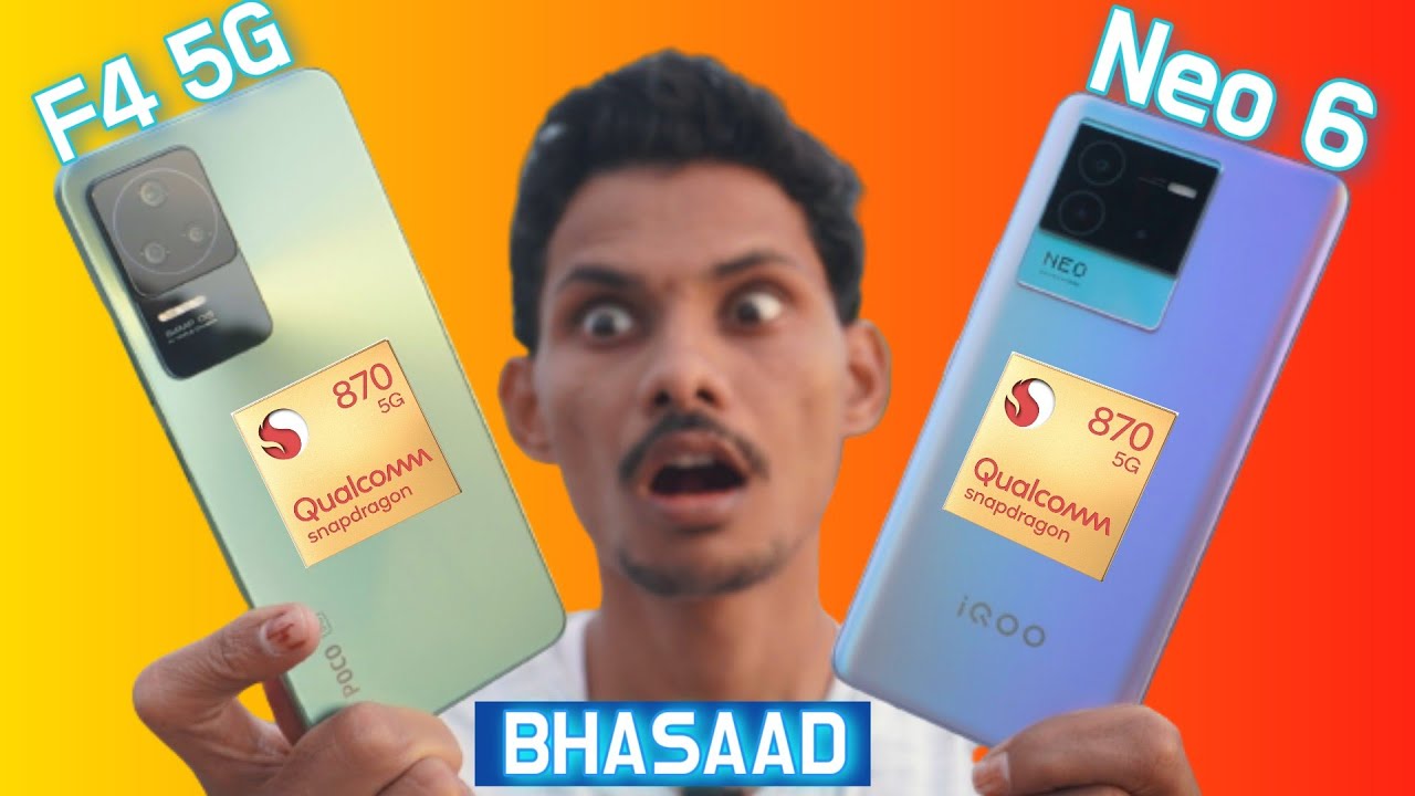 MIUI Ka keher 😲 Poco F4 5G Vs IQOO Neo 6 Speed Test {Sd 870 Vs Sd 870