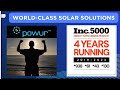 World-class Solar Solutions with Powur