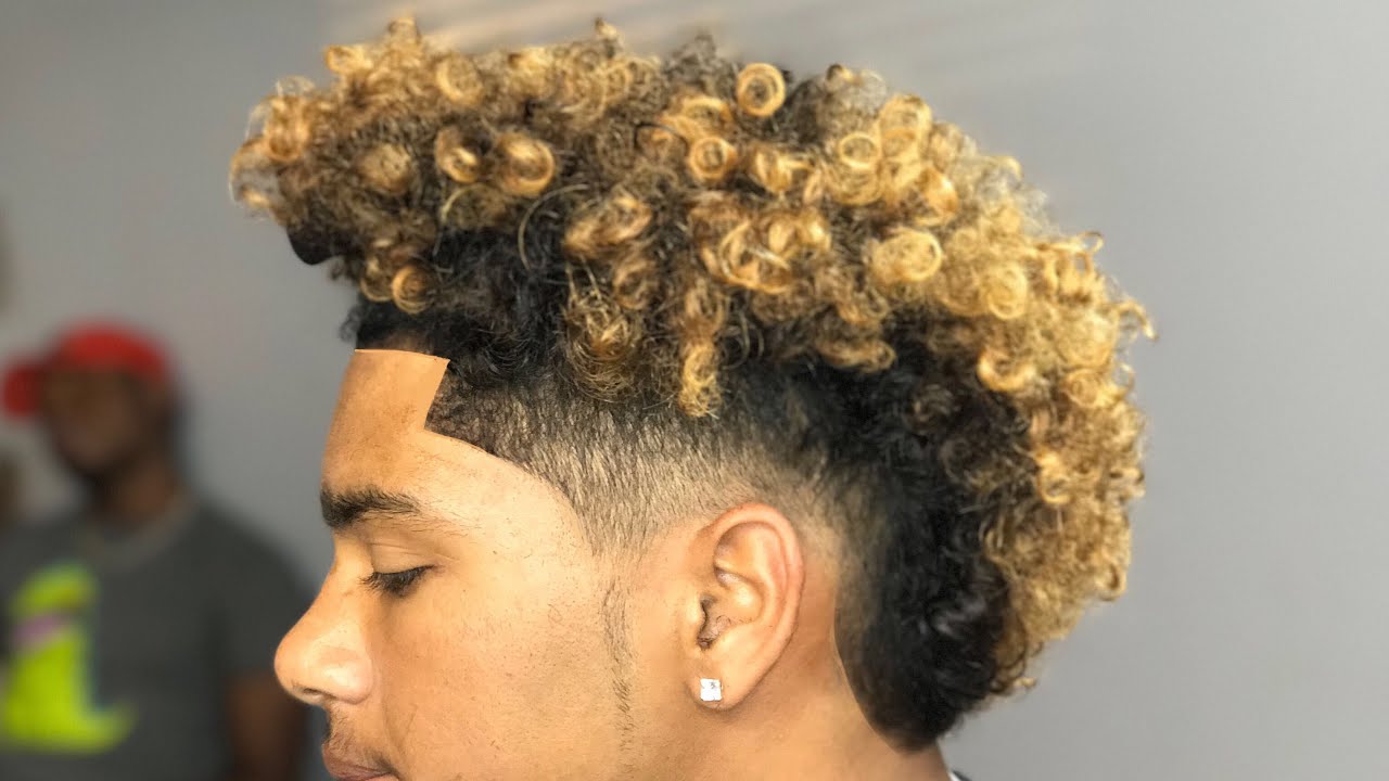 Curly Mohawk ODELL BECKHAM JR. HAIRCUT TUTORIAL! - YouTube