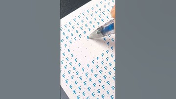 Which letter deserves the spotlight next? #ocd  #relax #satisfying  #handwriting #shortvideo #f