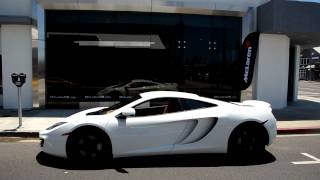 White McLaren MP4-12C @ McLaren Newport Beach