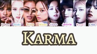Blackpink ai cover karma Black swan and Blackpink