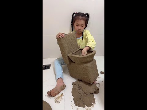 My daughter said one toilet wasn't enough, so she built another one