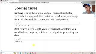 Stats 102A - 2024 Summer - Video 7 - Subsetting Atomic Vectors