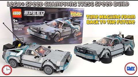 LEGO® Speed Champions 77256 Time Machine from Back to the Future Speed Build