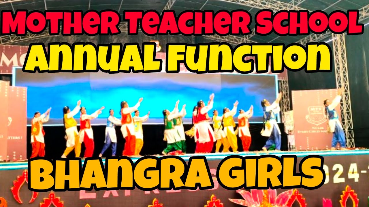 Mother Teacher School, Barnala||Bhangra Girls||Annual Function||25 Years Celebration #annualfunction