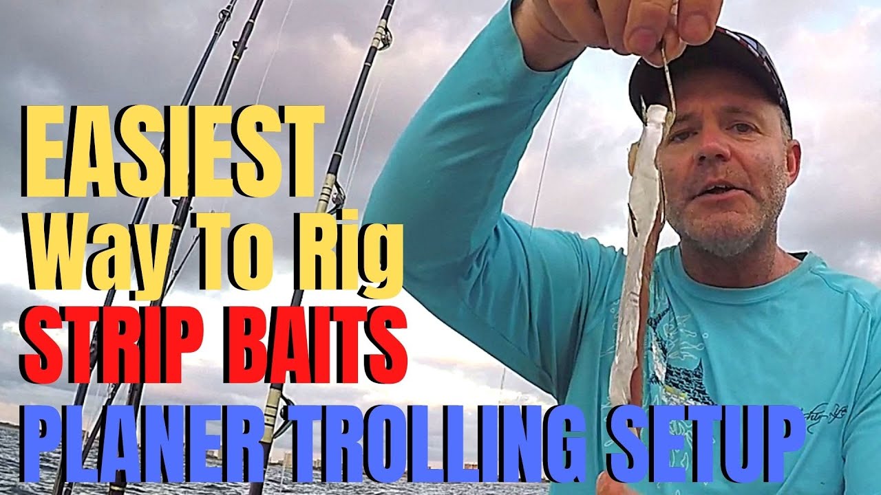 EASIEST WAY to rig STRIP BAITS & LURES for Planer Trolling