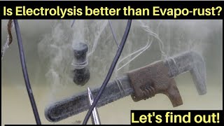 Is Electrolysis better than Evapo-Rust?  Let's find out!