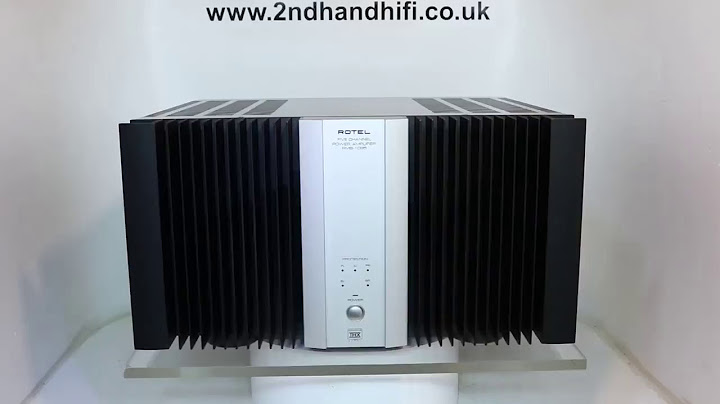 Rotel rmb 1095 power amplifier review năm 2024