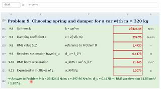 Advanced Vehicle Dynamics | Ch.14 Exercises (Part 5/8) — Problems 9–10 — Into the Time Domain