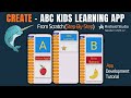 Create Kids Learning App in Android Studio Narwhal (2025.1) | ABC Kids Learning App from Scratch