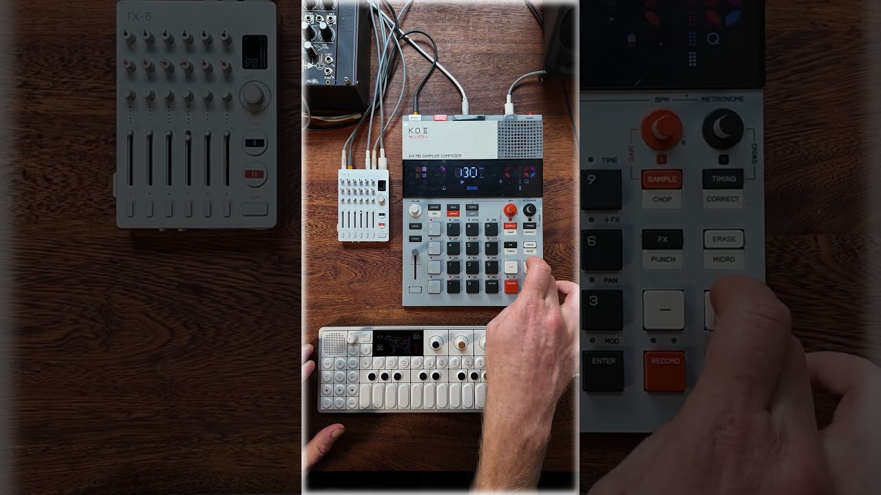 "How to Sync the TEENAGE ENGINEERING OP-1 and KO: Jam Session Setup" W NICK HOOK