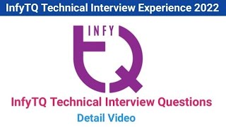 InfyTQ Latest Technical Interview Experience 2023| InfyTQ Interview | Interview Questions