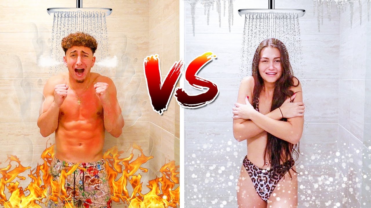 Hot Vs Cold Shower Challenge Youtube 