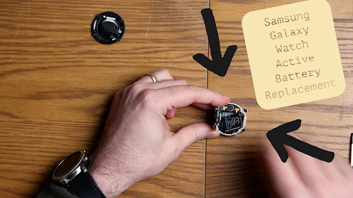 How To Change Your Samsung Galaxy Watch Active Battery In Under 5 Minutes!