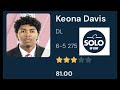 Keona Davis #97 DL Nebraska - Portal