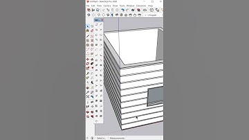✅ Quick Grooves On Faces In SketchUp #shorts #sketchup #sketchuptutorial #interiordesign #cad