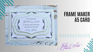 Sentimentally Yours Frame Maker Elegant Scrolls - A5 Card screenshot 5