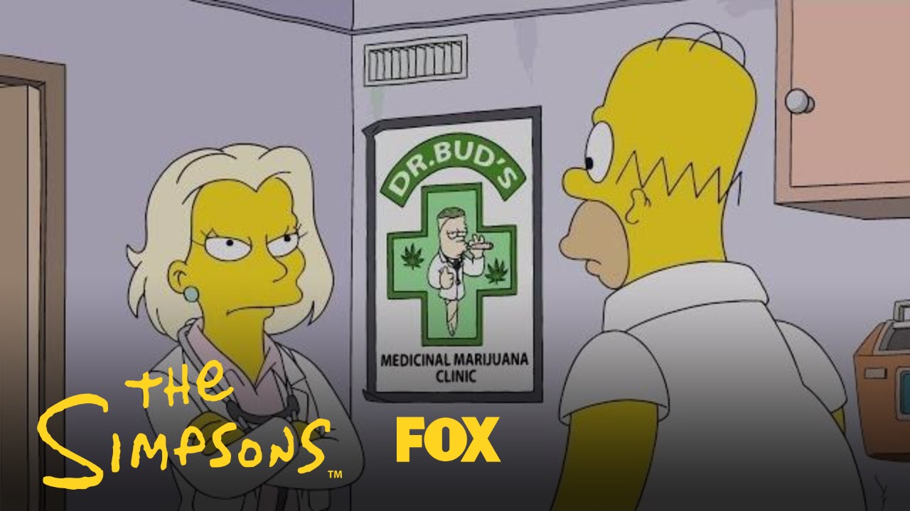 Homer Visits A Medical Marijuana Clinic Season 28 Ep. 11 THE