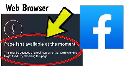 How To Fix Facebook Website Page isn