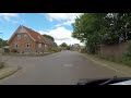 Countryside Backroads, Scenic Route | Driving in Denmark