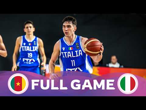 LIVE - Cameroon v Italy | FIBA U17 Basketball World Cup 2026 | Class. 13-16