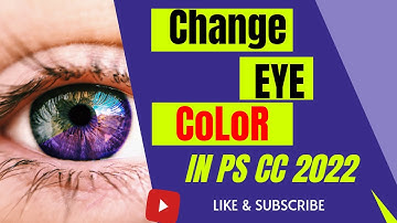 how to change eye color in photoshop 2022