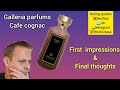 Galleria parfums café cognac first impression|| And final thoughts||fragrance review.