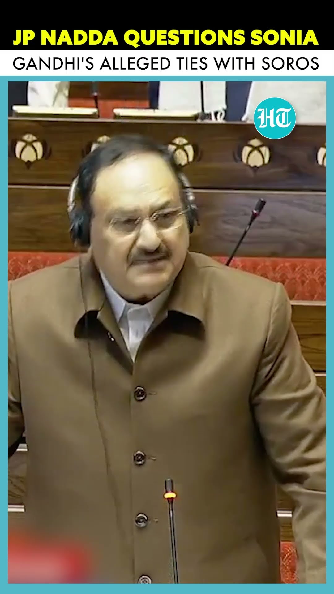 Union Minister JP Nadda Asks Congress To Reveal Sonia Gandhi's Relationship With George Soros In RS