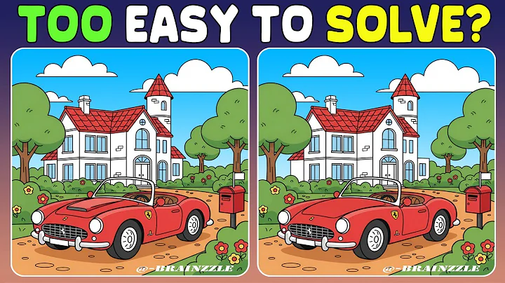 🧠Spot the 3 Differences | Can You Find All🧩?《A Little Hard》