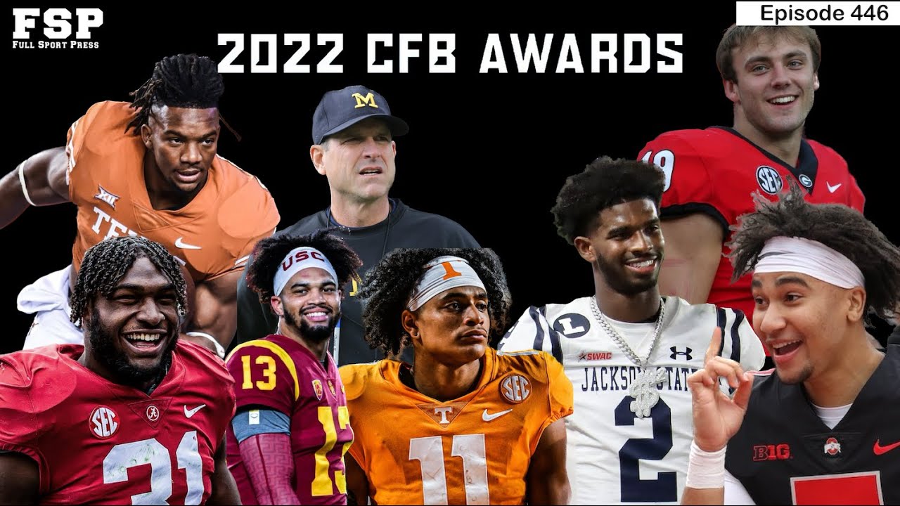 2022 NCAA College Football Awards Show Full Sport Press Podcast