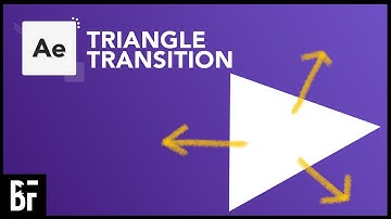 Drop In Triangle Transition - After Effects Animation Tutorial