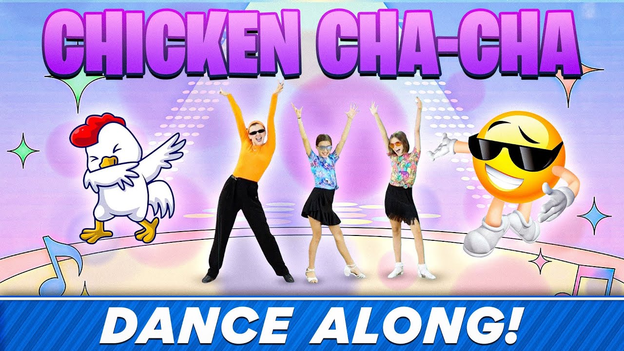 Chicken Cha-Cha Trio Dance Along 🐔💃 | With Ms. Antonina, Adeline, and Nika | BDK Kids