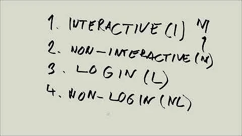Linux Tutorial Series - 84 - Interactive vs non-interactive and login vs non-login shells