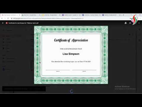 How to Generate certificates automatically from google form with ...